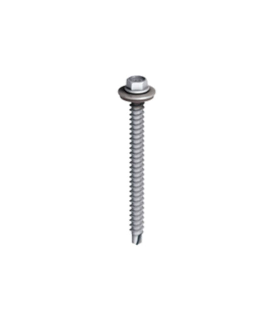 Stainless Steel Reduced Tip Hex Head Screws - 6.5 x 50 x 8 - 100 Pack - Mainline Products